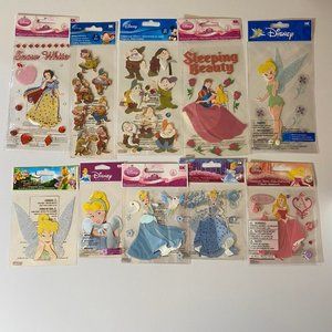 EK Success Disney Scrapbook Stickers Sleeping Beauty Snow White & More